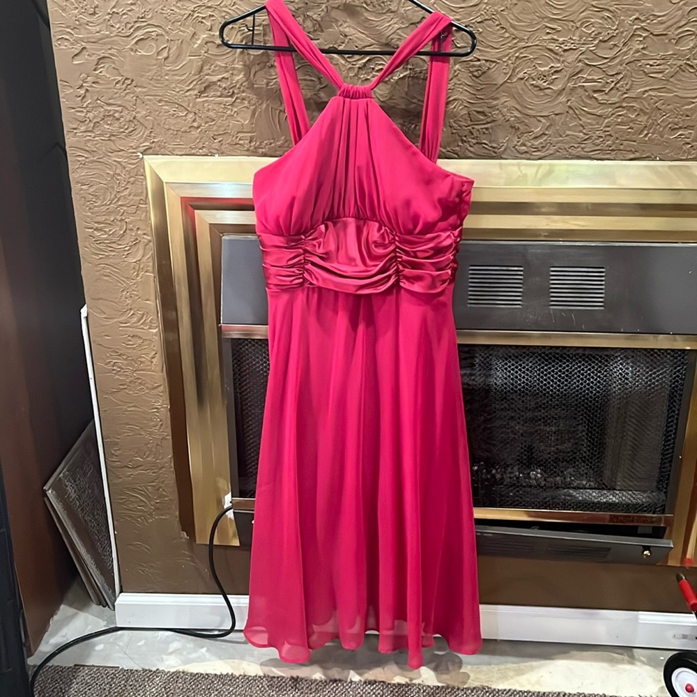 Fuchsia colored dress size 14